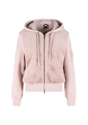 Moose Knuckles Bunny faux-fur hoodie - Pink