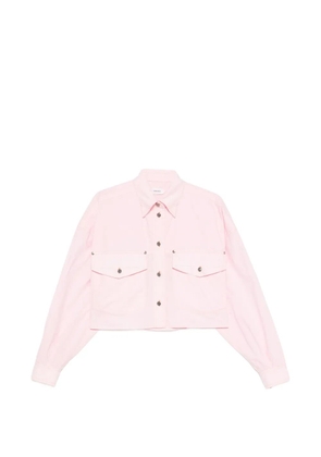 Versace crop button-down shirt - Pink