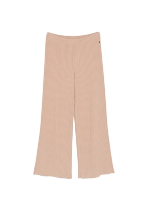 MARCCAIN ribbed-knit trousers - Neutrals
