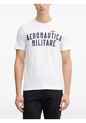 Aeronautica Militare logo-print T-shirt - White
