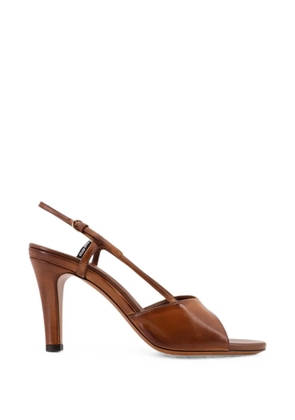 Miu Miu leather sandals - Brown
