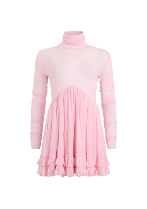 Philosophy Di Lorenzo Serafini pleated ruffled mini dress - Pink