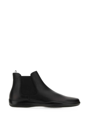 Prada leather ankle boots - Black