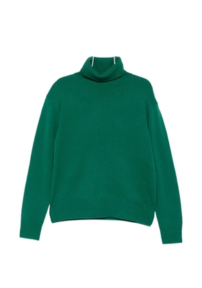 The Frankie Shop Gala padded roll-neck knitted wool sweater - Green