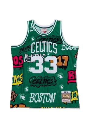 Mitchell & Ness Larry Bird Boston Celtics Slap Sticker swingman tank top - Green