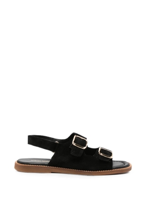 SERGIO MORETTI FIRENZE buckle-fastening slingback sandals - Black