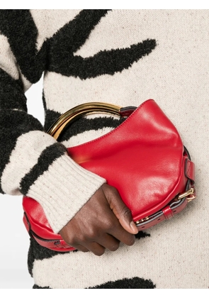 Moschino metal-handle tote bag - Red