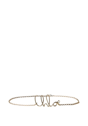 Chloé The Chloé iconic small belt - Gold