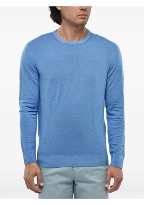 Corneliani virgin wool crew-neck sweater - Blue