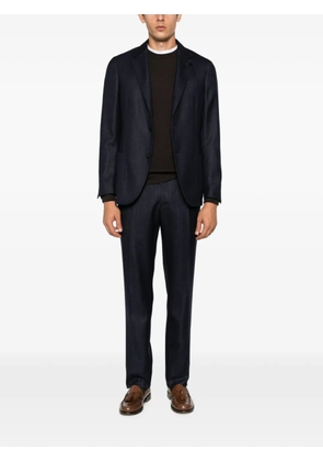 Lardini single-breasted wool suit - Blue