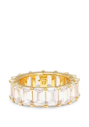 Izabel Display Chunky crystal-embellished ring - Gold