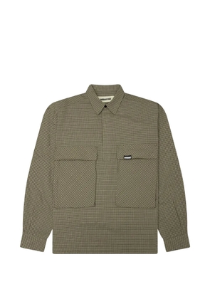 Metalwood Studio plaid tactical shirt - Green