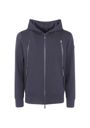 Moncler cotton blend zip-up hoodie - Grey