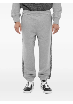 Neil Barrett loose-fit side-stripe track pants - Grey