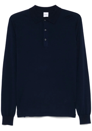 ASPESI wool polo shirt - Blue