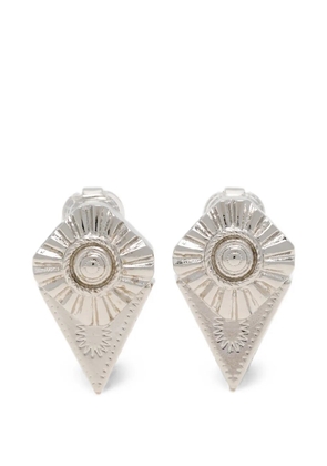 Toga embossed-detail drop earrings - Silver
