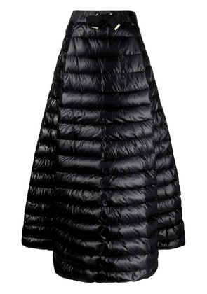 Herno quilted drawstring maxi skirt - Black