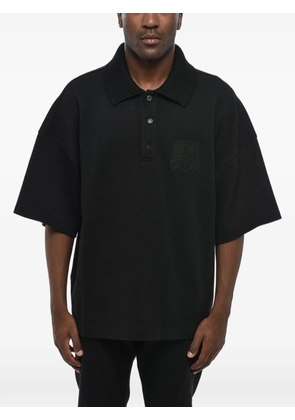 DSQUARED2 embroidered loose-fit polo shirt - Black