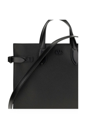 Valentino Garavani Antibes medium tote bag in grained leather - Black
