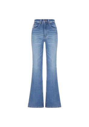 LOIS JEANS high-waisted flared jeans - Blue