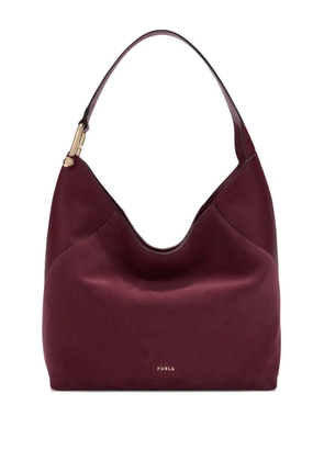 Furla medium Lara leather shoulder bag - Red