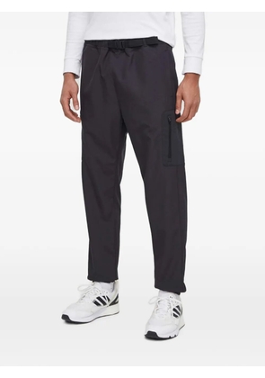 adidas belted zip-pocket track pants - Black
