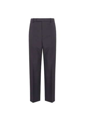 Jil Sander straight-leg wool trousers - Grey