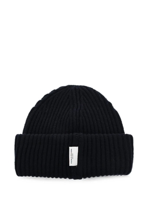 Paolo Pecora ribbed-knit beanie hat - Black