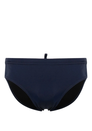 DSQUARED2 logo-print elasticated swim briefs - Blue