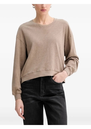 American Vintage dropped-shoulder long-sleeve sweatshirt - Brown