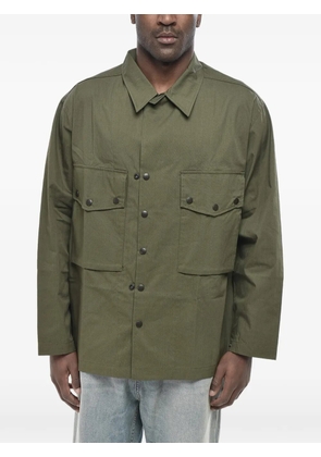 Needles snap-button pocket overshirt - Green