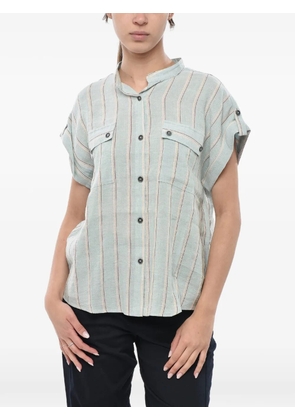 Woolrich striped short-sleeve shirt - Blue