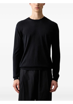 Emporio Armani Silk and cashmere sweater - Blue