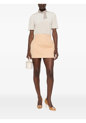 Valentino Garavani crystal-embellished blouse - Neutrals