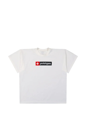 PROTOTYPES Cross Logo printed T-shirt - White