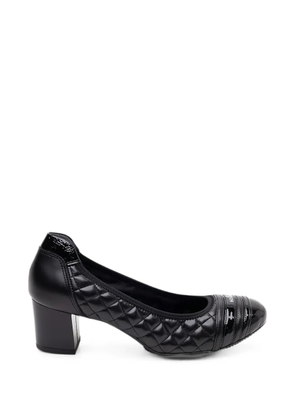 Hogan leather heeled pumps - Black