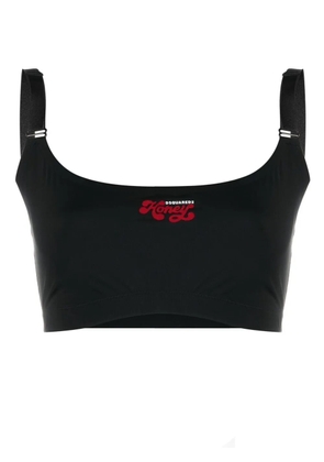 DSQUARED2 Honey sports bra - Black