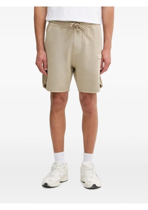 Aeronautica Militare logo-patch drawstring shorts - Neutrals