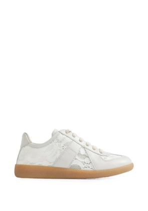 Maison Margiela Replica lace-panel sneakers - White