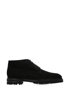 Kiton suede desert boots - Black