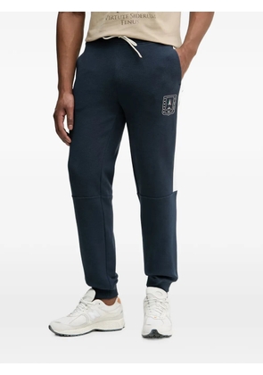 Aeronautica Militare logo-patch track pants - Blue