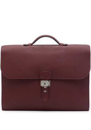 Hermès Pre-Owned 2010-2026 Clemence Sac A Depeches 38 business bag - Red