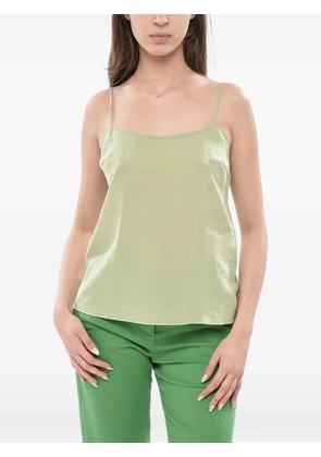 Ermanno Scervino sleeveless silk tank top - Green