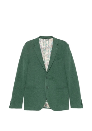 ETRO single-breasted notch-lapels blazer - Green