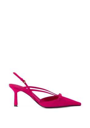 Prada suede slingback pumps - Pink