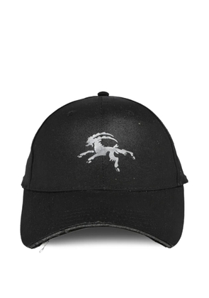 PROTOTYPES sprayed-effect distressed-finish cap - Black