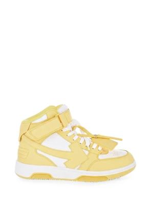 Off-White Out of Office touch-strap sneakers - Yellow