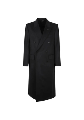 TOM FORD double splittable wool coat - Black