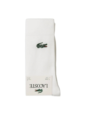 Lacoste logo-intarsia ribbed socks (pack of three) - White