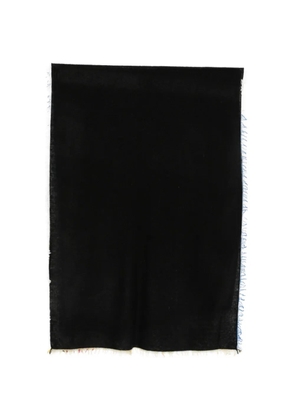 Faliero Sarti Addy frayed-edge scarf - Black